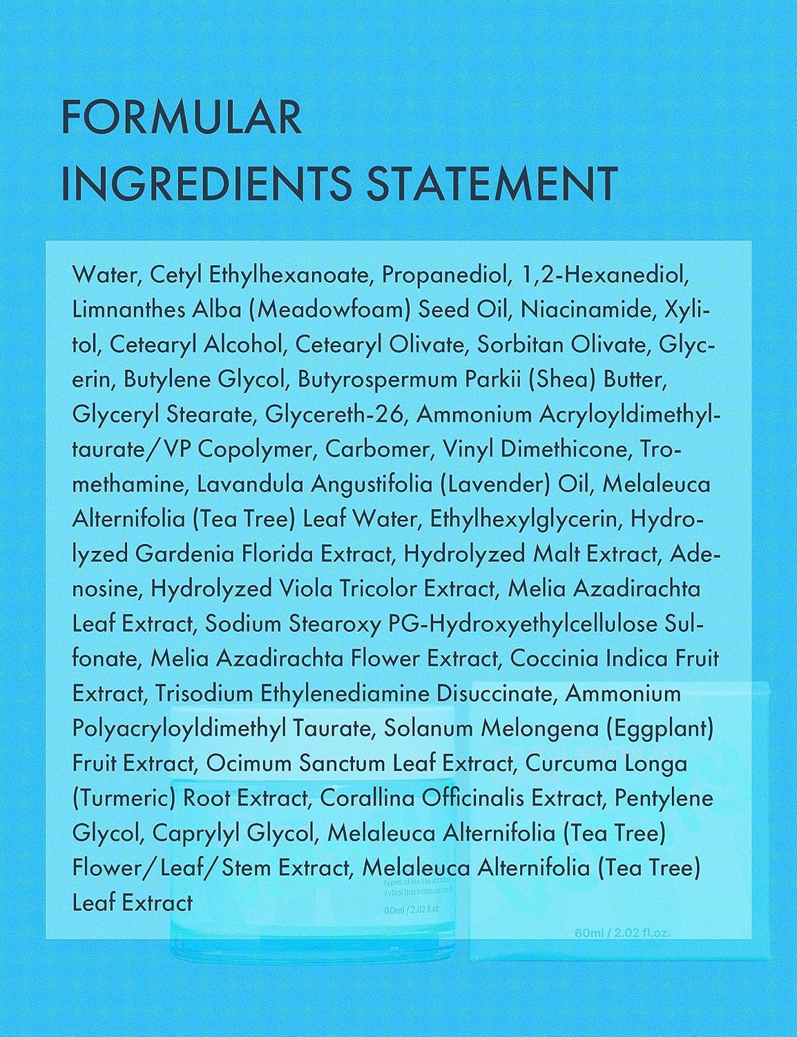Vertty Tea Tree Xylitol Hydrating Face Cream